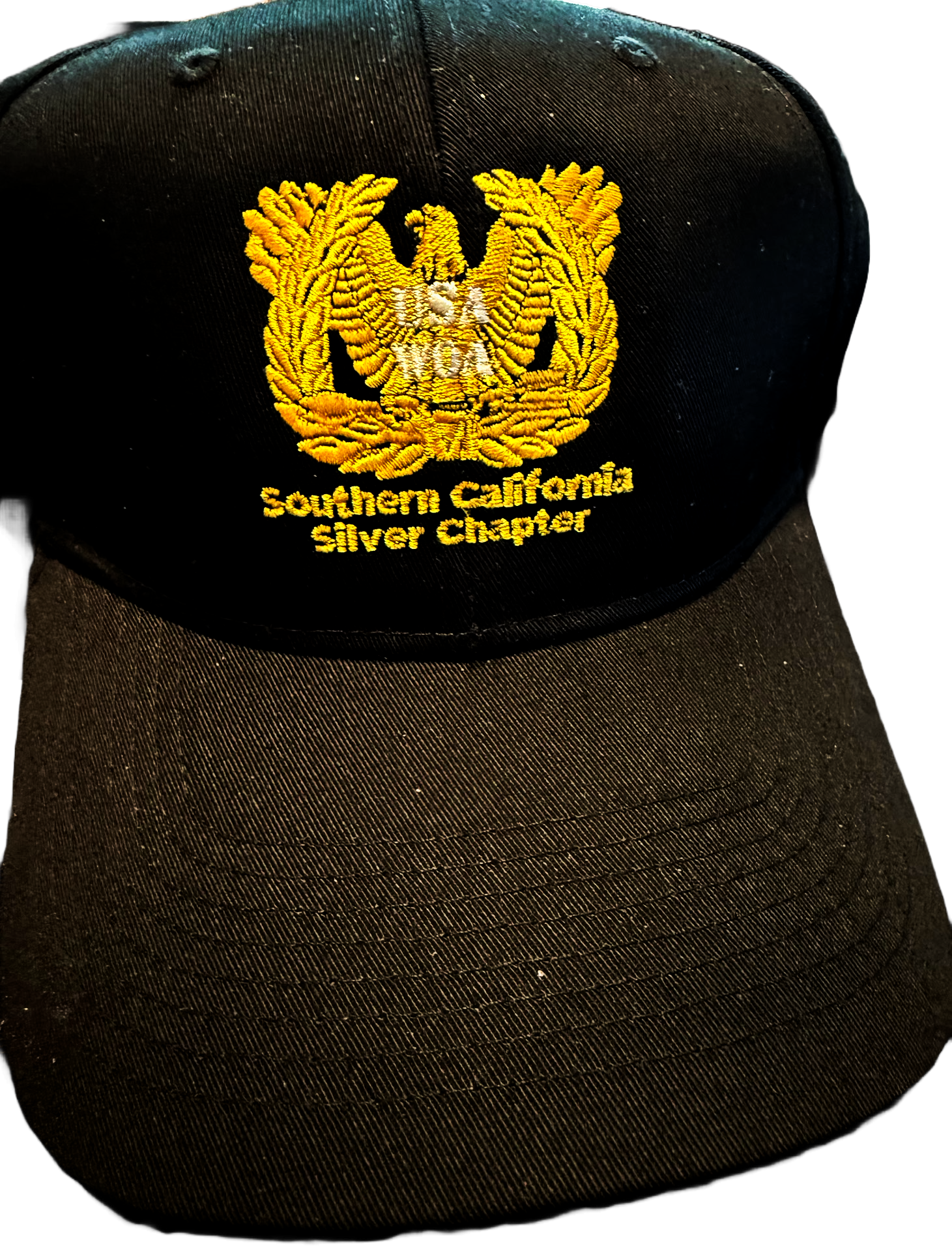 Black Southern California Silver Chapter ball cap